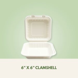 6" X 6" Clamshell