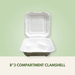 8'3 Compartment Clamshell